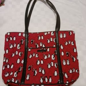 Vera Bradley Bag-Playful Penguins